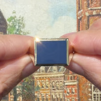 Vintage signet ring in 14 carat gold