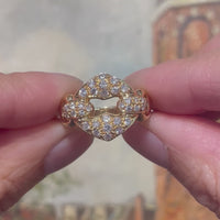 Brilliant cut diamond ring in 18 carat gold