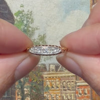 Edwardian old cut diamond ring