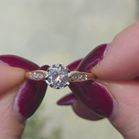 Vintage diamond ring in 18 carat gold
