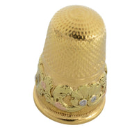 Georgian period 18 carat gold thimble from 1825-The Antique Ring Shop